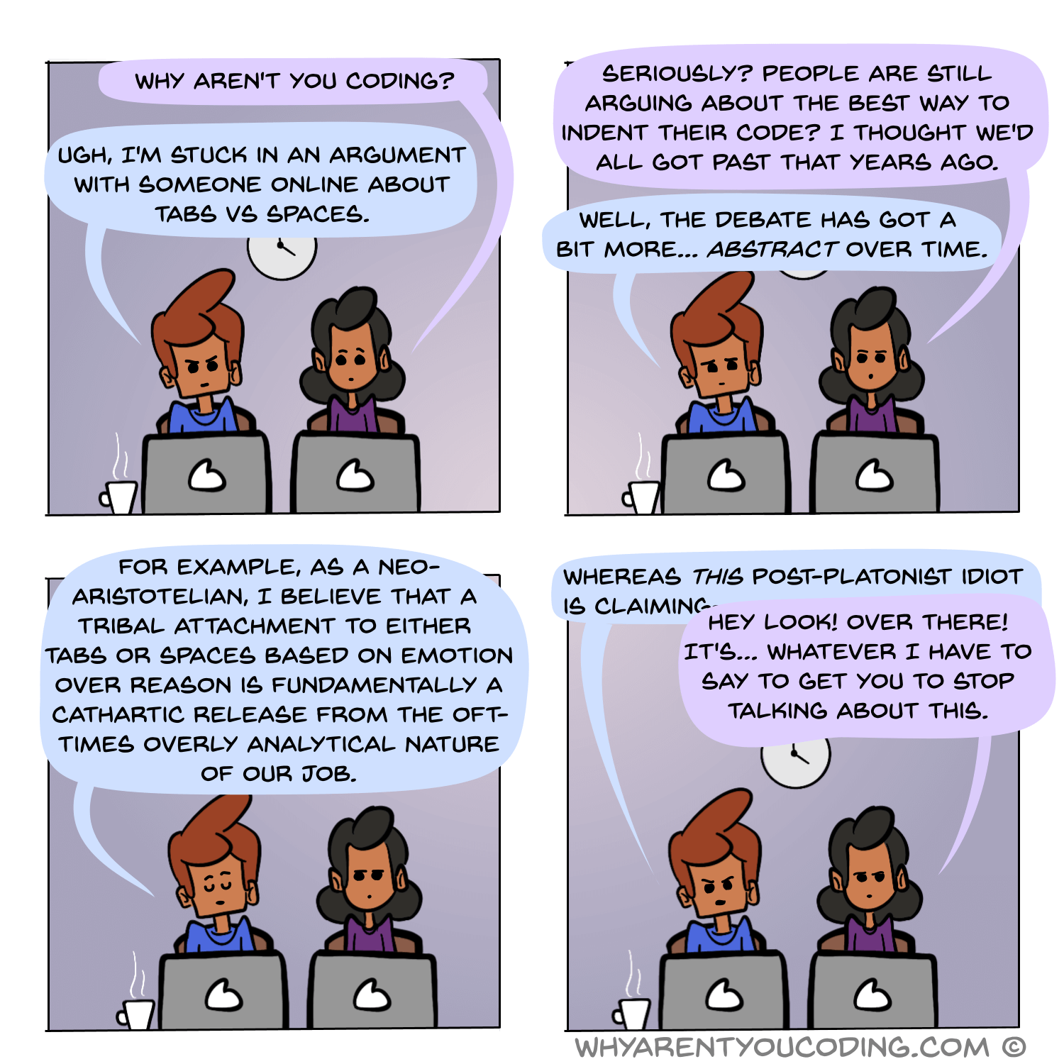 Why Aren t You Coding Tabs Vs Spaces
